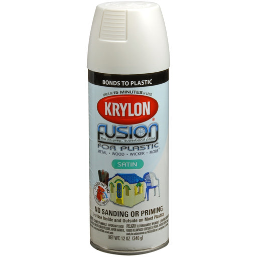 Fusion For Plastic Satin Dover White 12 oz.