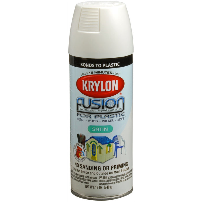 Fusion For Plastic Satin Dover White 12 oz.