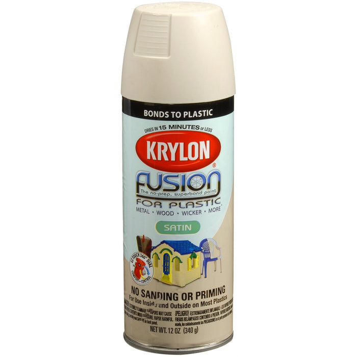 Fusion For Plastic Satin Almond 12 oz.