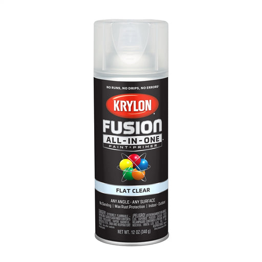 Fusion PAINT PRIMER Flat Clear 12 oz.