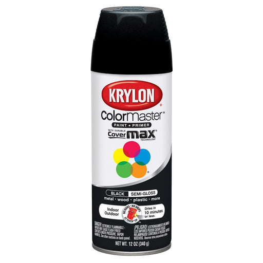 Colormaster Paint Semi-Gloss Black 12 oz.