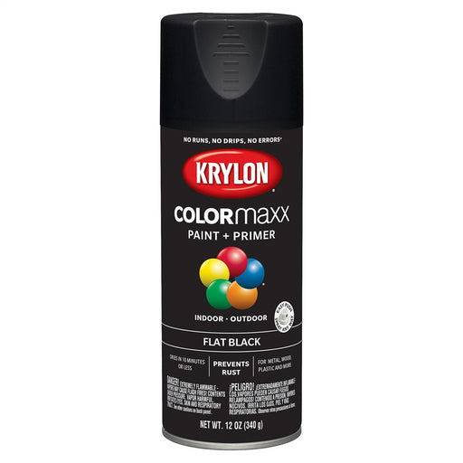 Flat Black; 12 oz. Aerosol