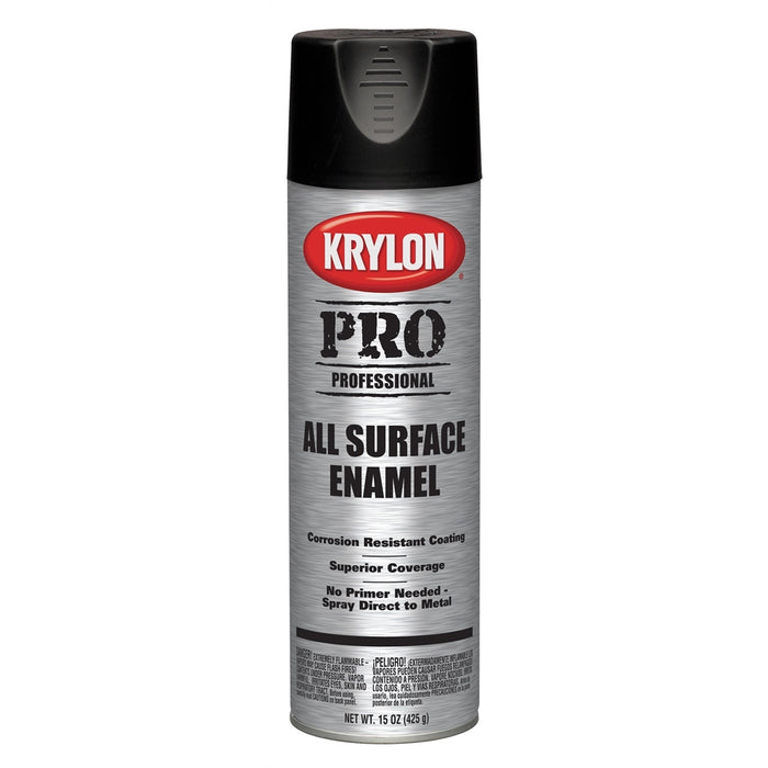 Enamel Paint Flat Black 15 oz.