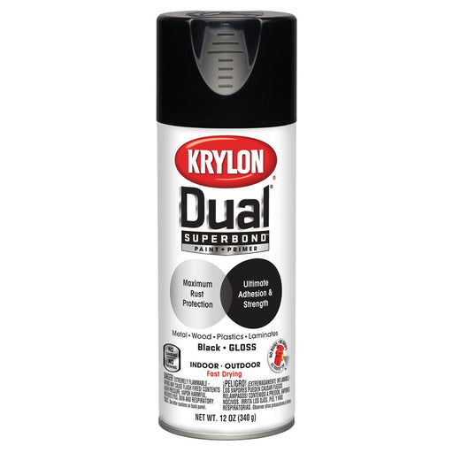 Superbnd Paint Primer Gloss Black 12 oz.
