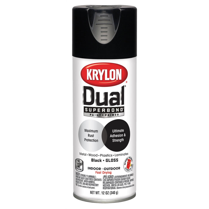 Superbnd Paint Primer Gloss Black 12 oz.