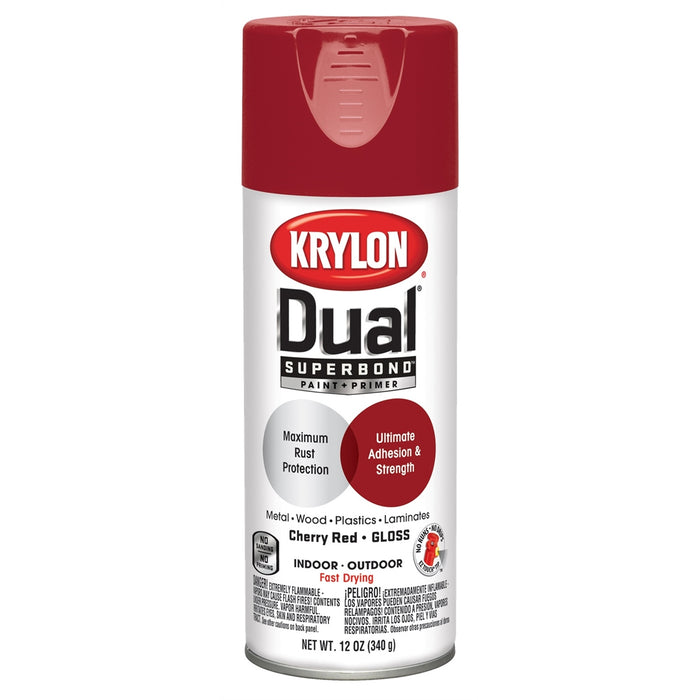 Superbnd Paint Primer Gloss Cherry Red 12 oz.