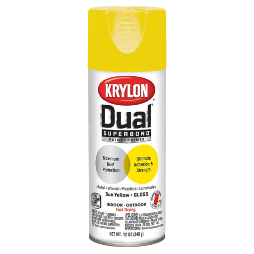 Superbnd Paint Primer Gloss Sun Yellow 12 oz.