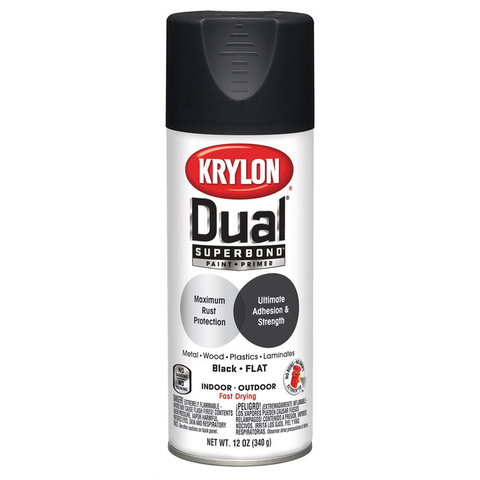 Superbnd Paint Primer Flat Black 12 oz.
