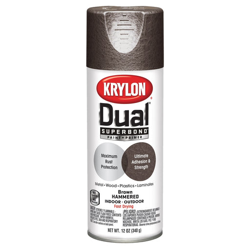 Superbnd Paint Primer Brown Hammered 12 oz.