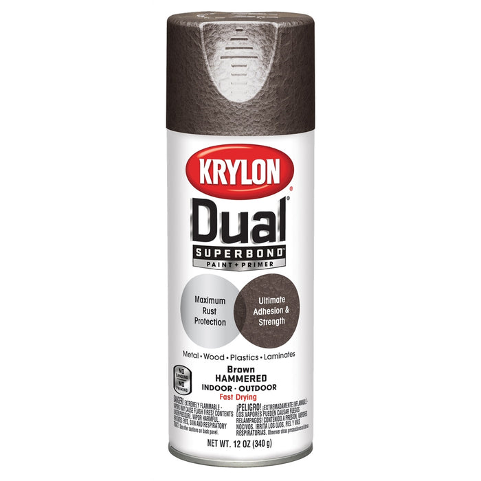Superbnd Paint Primer Brown Hammered 12 oz.