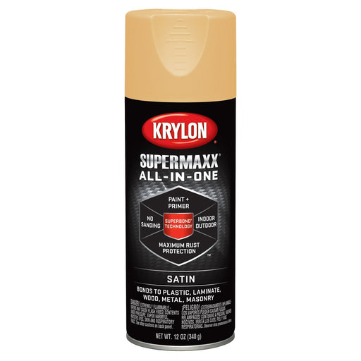 Supermax Paint Primer Satin Tuscan Gold 12 oz.