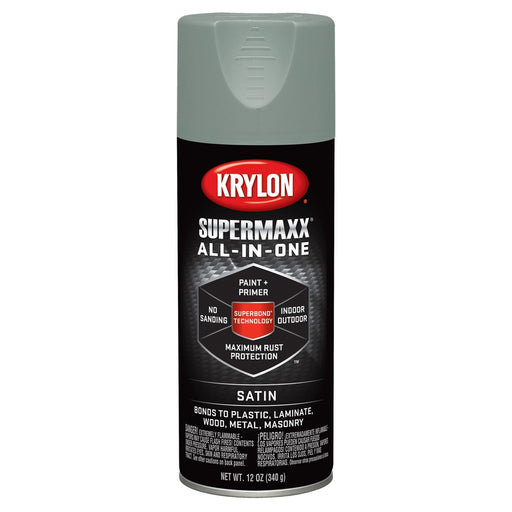 Supermax Paint Primer Satin Coastal Green 12 oz.