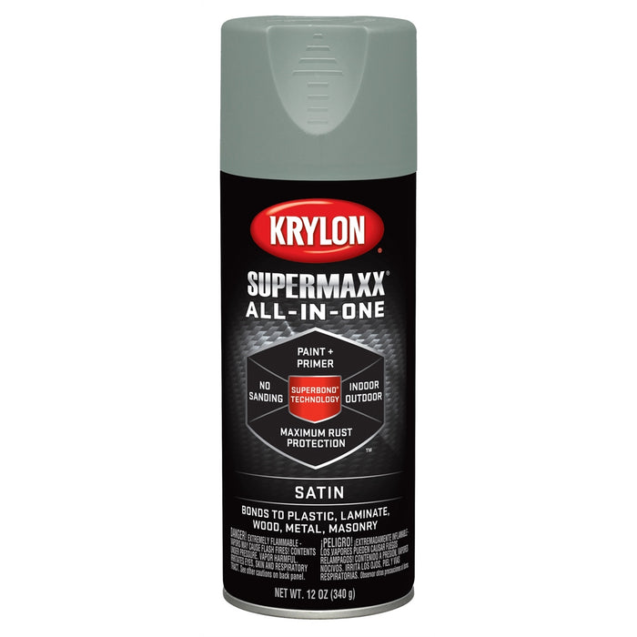 Supermax Paint Primer Satin Coastal Green 12 oz.