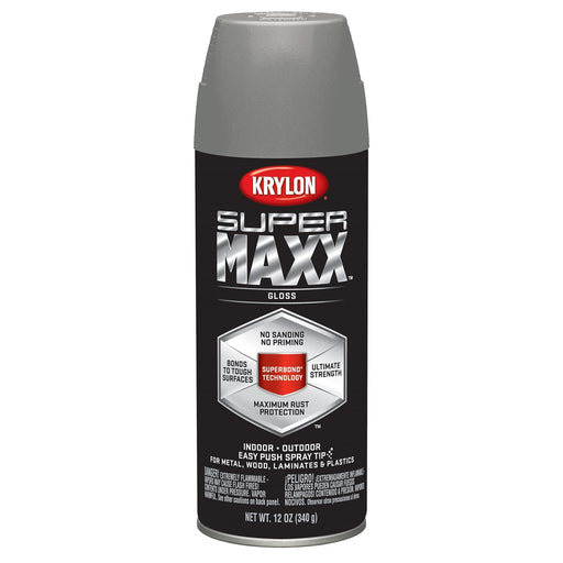Supermax Paint Primer Classic Gray 12 oz.