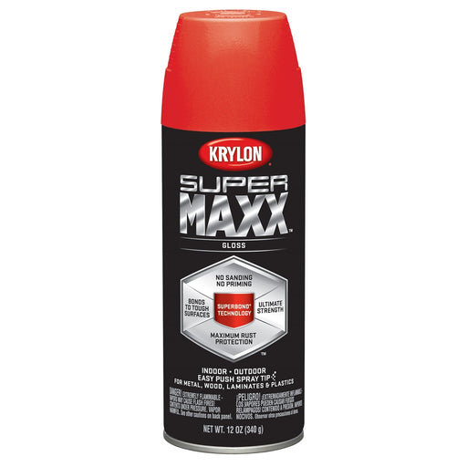 Supermax Paint Primer Gloss Mandarin 12 oz.