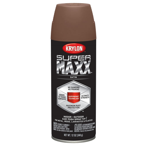 Supermax Paint Primer Satin Adobe 12 oz.