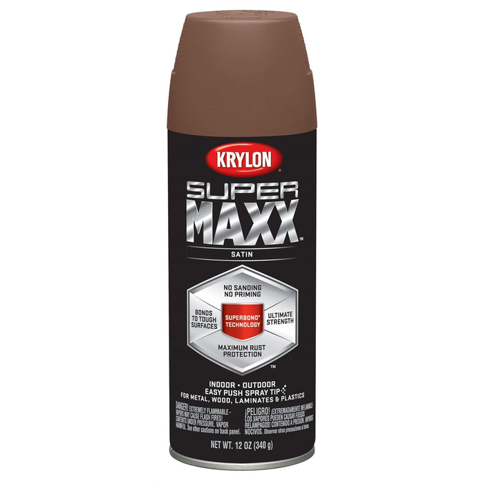 Supermax Paint Primer Satin Adobe 12 oz.