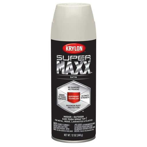 Supermax Paint Primer Satin Almond 12 oz.