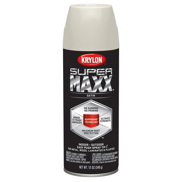 Supermax Paint Primer Satin Almond 12 oz.