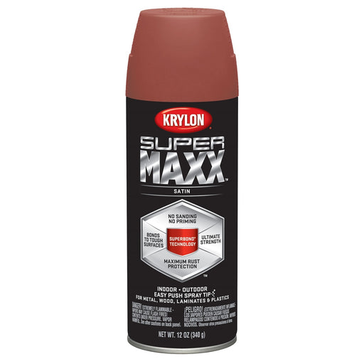 Supermax Paint Primer Satin Brick 12 oz.