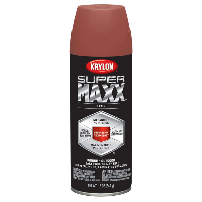 Supermax Paint Primer Satin Brick 12 oz.