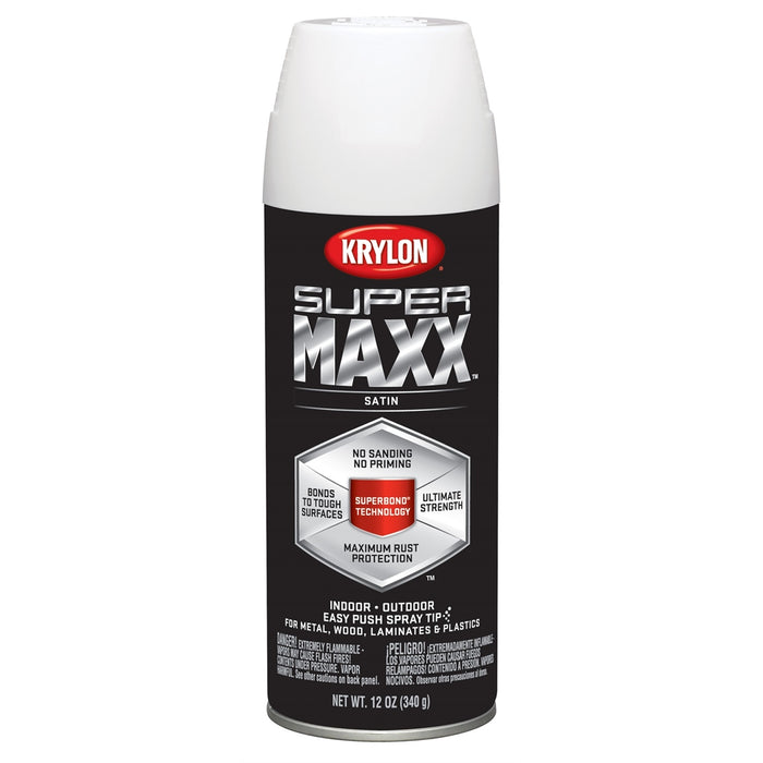 Supermax Paint Primer Satin White 12 oz.