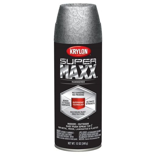 Supermax Paint Primer Hammered Silver 12 oz.
