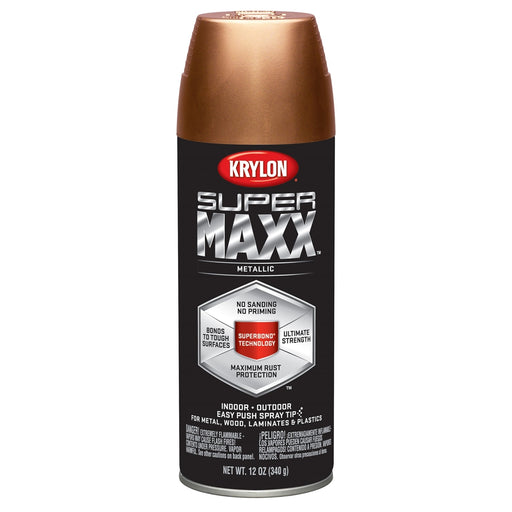 Supermax Paint Primer Metallic Copper 12 oz.