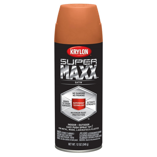 Supermax Paint Primer Satin Paprika 12 oz.