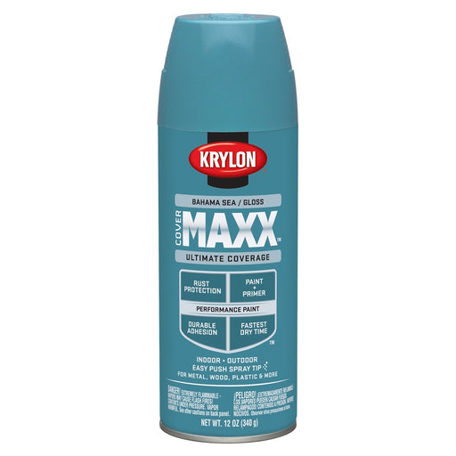 Covermax Paint Primer Gloss Bahama Sea 12 oz.
