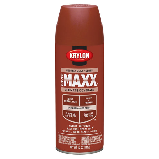 Covermax Paint Primer Gloss Georgia Clay 12 oz.