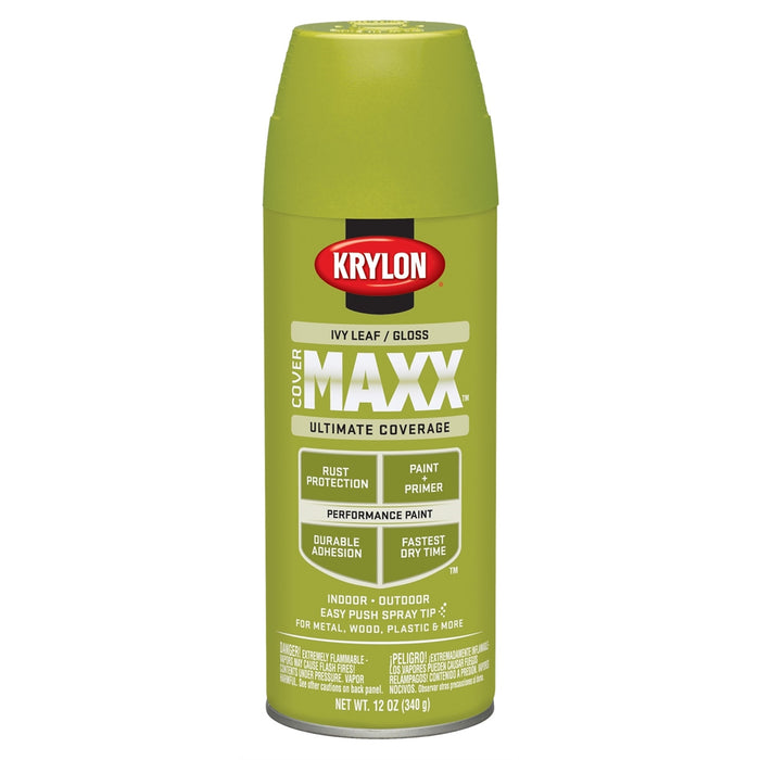Covermax Paint Primer Gloss Ivy Leaf 12 oz.