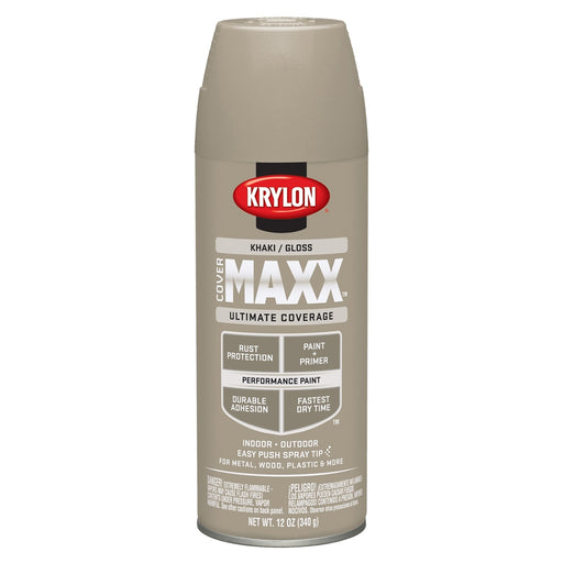 Covermax Paint Primer Gloss Khaki 12 oz.