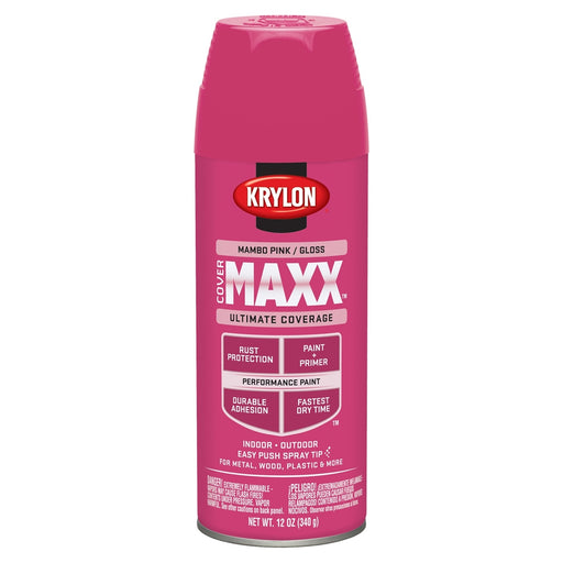 Covermax Paint Primer Gloss Mambo Pink 12 oz.