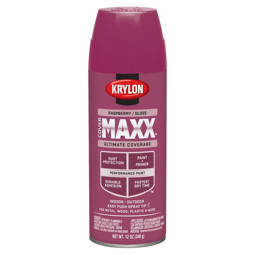 Covermax Paint Primer Gloss Raspberry 12 oz.