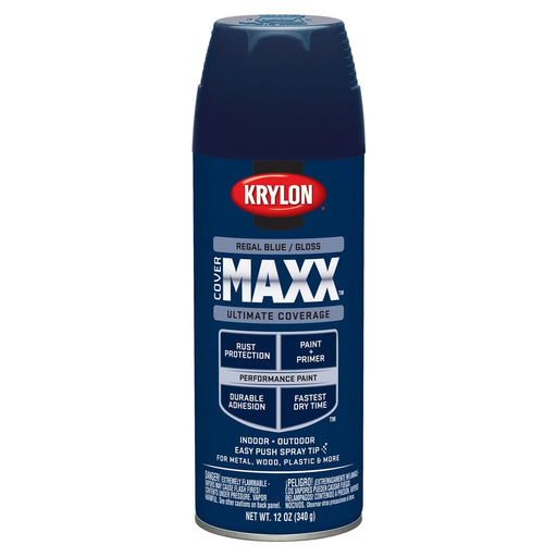Covermax Paint Primer Gloss Regal Blue 12 oz.