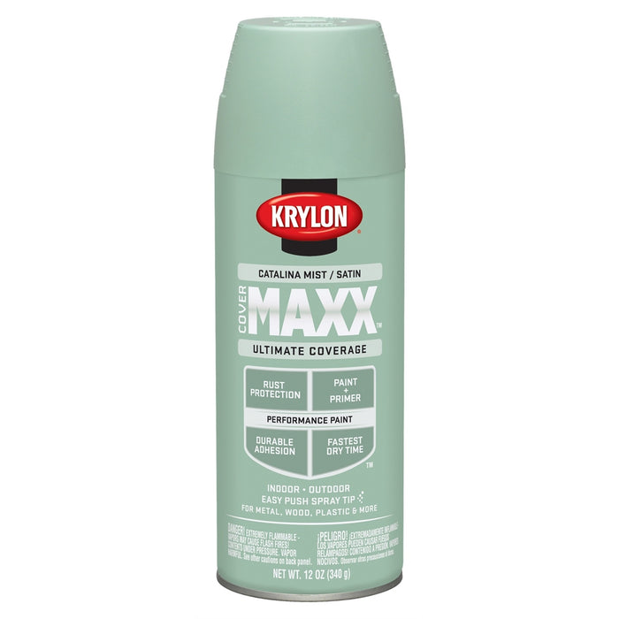 Covermax Paint Primer Satin Catalina Mist 12 oz.