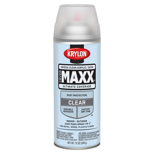 Covermax Paint Prime Satin Clear Acrylic 12oz