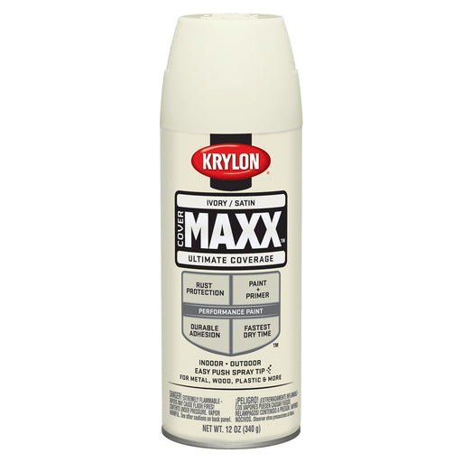 Covermax Paint Primer Satin Ivory 12 oz.
