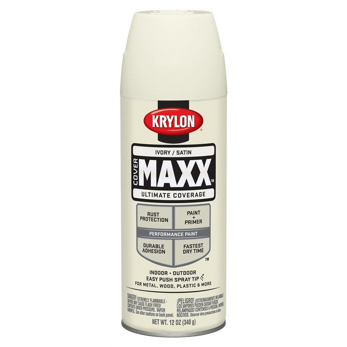Covermax Paint Primer Satin Ivory 12 oz.