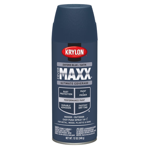 Covermax Paint Primer Satin Oxford Blue 12 oz.