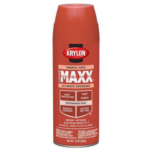 Covermax Paint Primer Satin Pimento 12 oz.