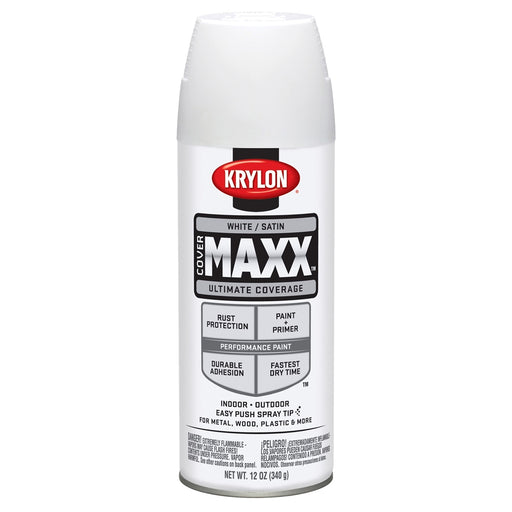 Covermax Paint Primer Satin White 12 oz.