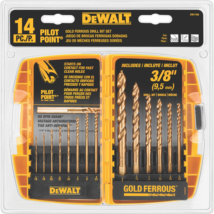 14PC DRILL BIT SET