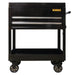 2-Drawer Sliding Top Utility Cart, Black