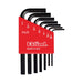 HEX KEY SET 7 PC SAE SHORT 5/64-1/4IN.