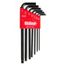 HEX KEY SET 7 PC BALL END SAE LNG 5/64-1/4IN.