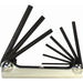 9-Piece SAE Fold-Up Hex Key Set