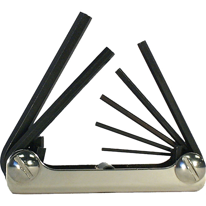 HEX KEY SET 7 PC FOLDING METRIC 1.5-6MM