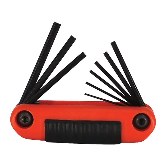 9-Piece SAE Ergo-Fold Hex Key Set